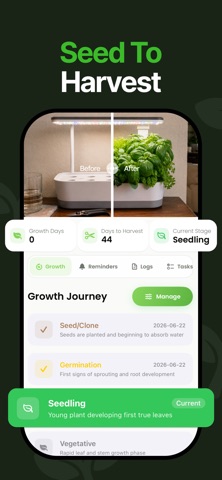 Hydrofy: Hydroponic Plant Care iPhone screenshot