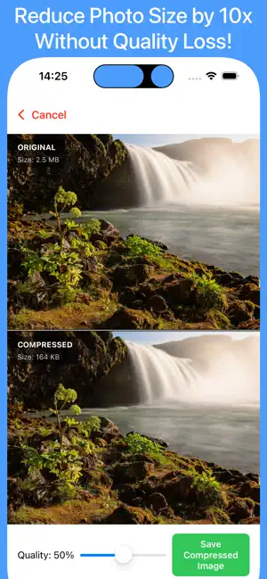 TinyPhoto - Reduce Photo Size screenshot 1