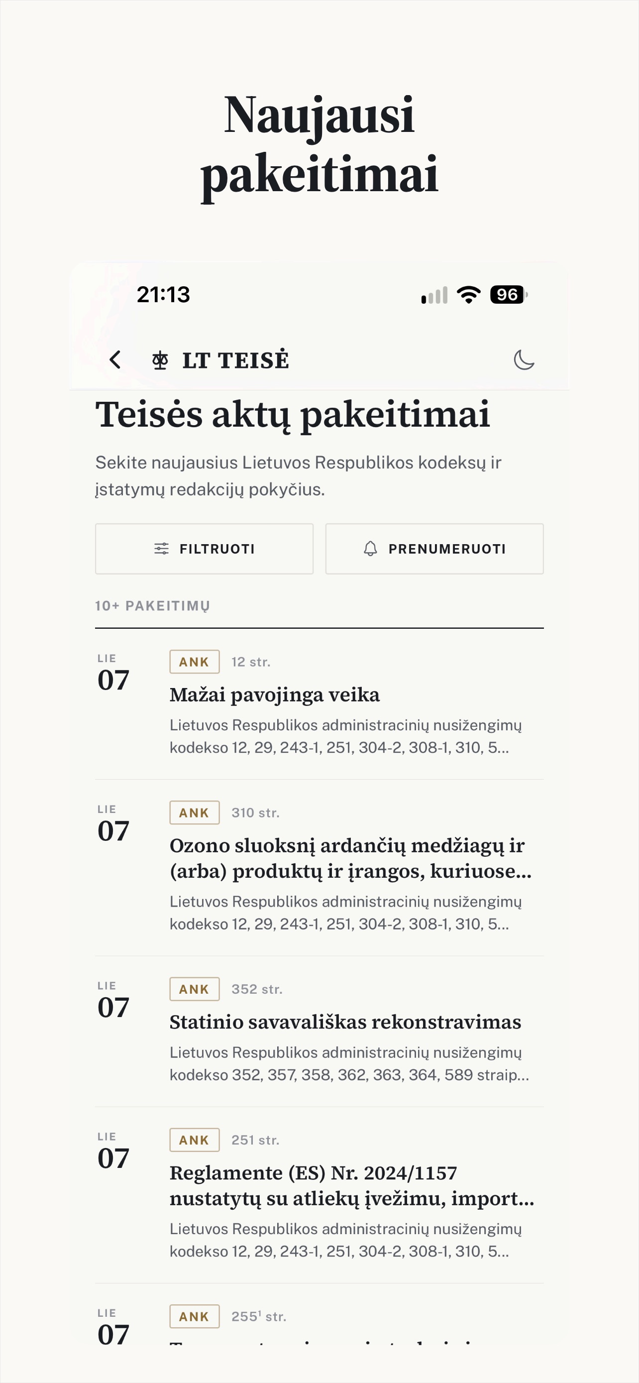 Screenshot 6 of LT Teisė