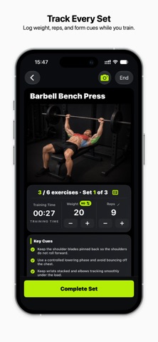 Formly:Gym Workout Tracker Screenshot 3 of 8