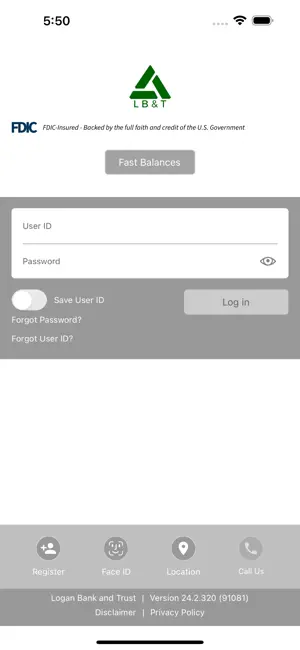 Logan Bank & Trust Mobile Bank screenshot 2