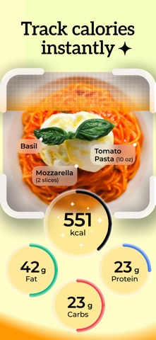 Capy: Cal Counter & Tracker AI iPhone screenshot