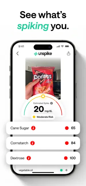 Unspike - Glucose Food Scanner screenshot 3