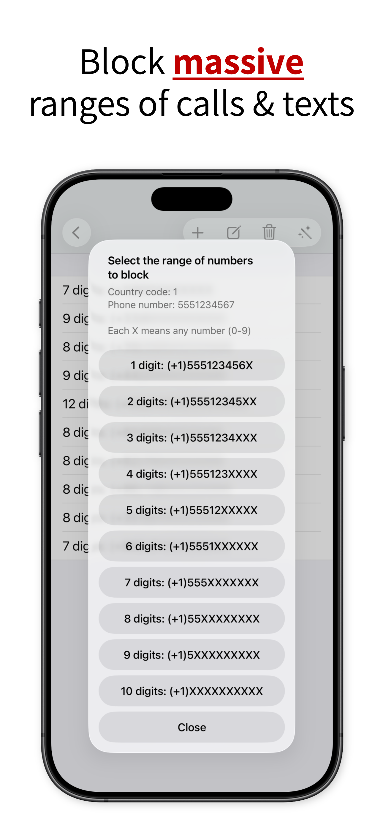 Call Ranger: Mass Call Blocker