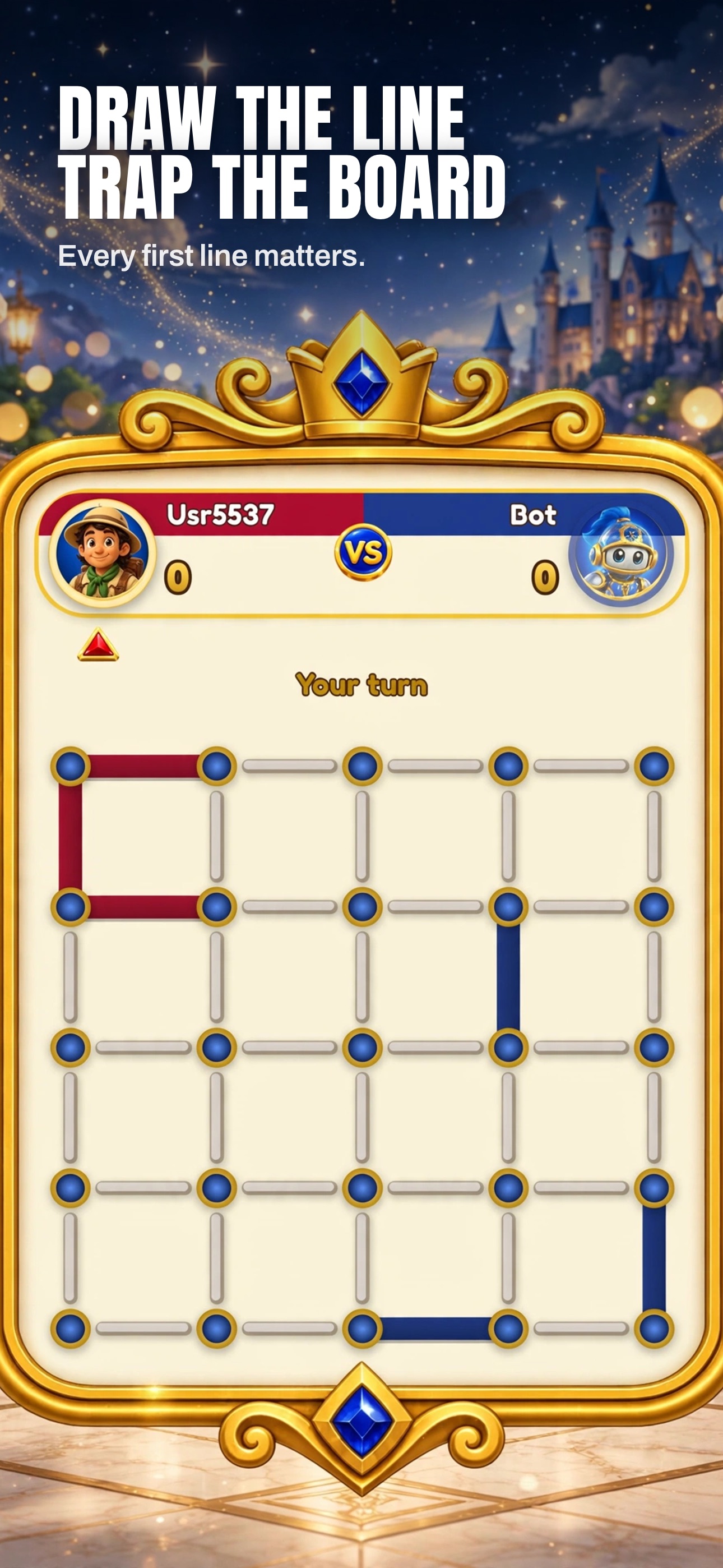 Screenshot 6 of BoxKing: Dots and Boxes