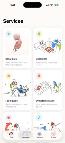 Hello Belly：有史以來最可愛的懷孕指南！ screenshot