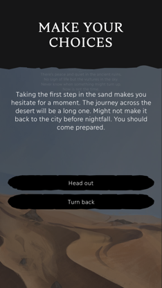 Eldrum: Black Dust - Text RPG screenshot 1