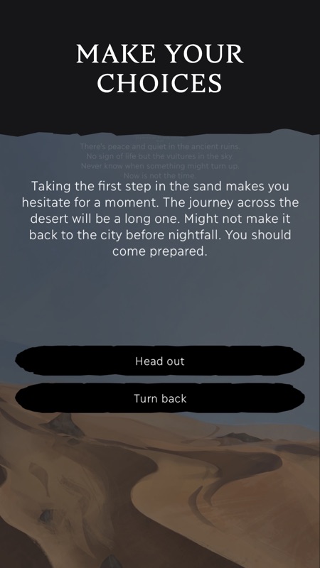 Eldrum: Black Dust - Text RPG screenshot 1