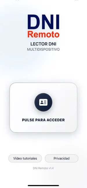 DNI Remoto iPhone screenshot 1