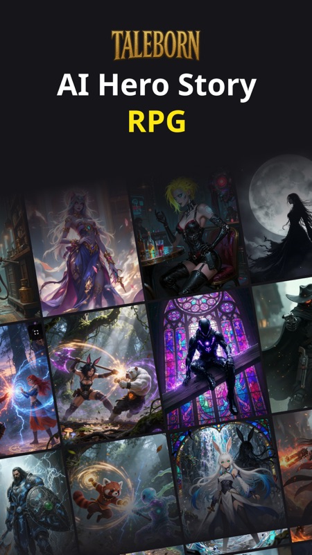 Taleborn: AI Hero Story RPG screenshot 1
