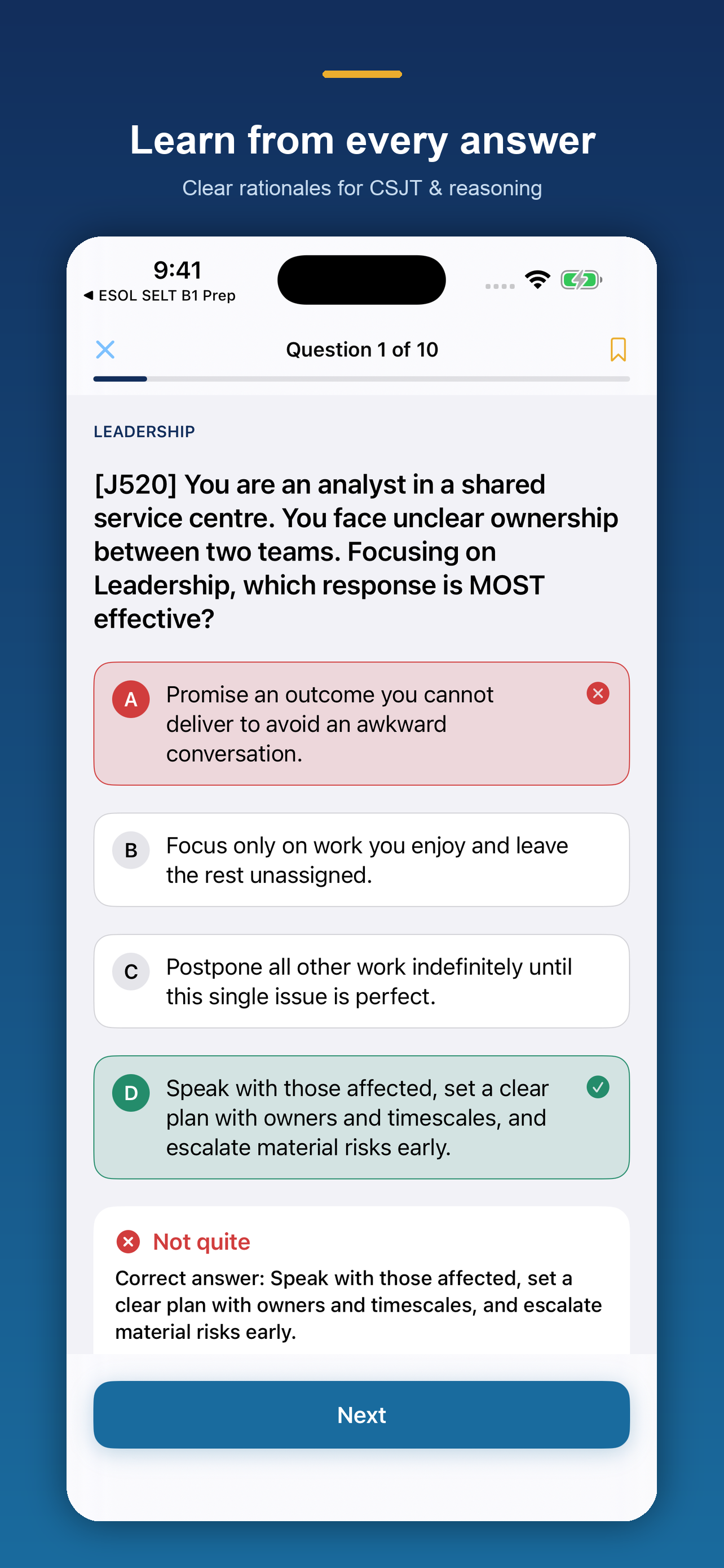 Civil Service Test Prep screenshot 2