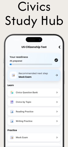 US Citizenship Test 2026. Prep Screenshot 4 of 5