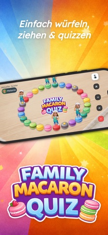 Family Macaron Quiz iPhone screenshot