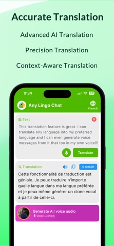 Any Lingo - Chat screenshot