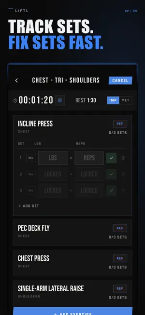 LIFTL: Workout Tracker screenshot 4
