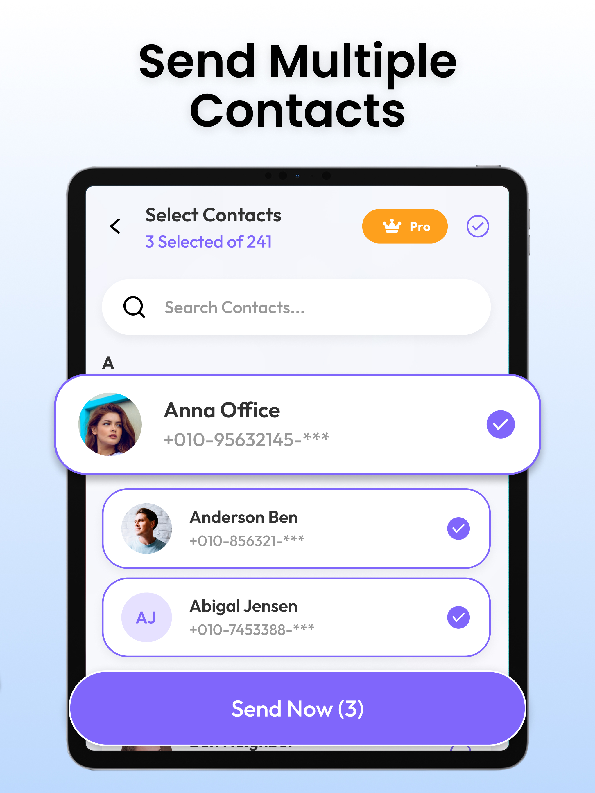Transfer Contacts App screenshot 10