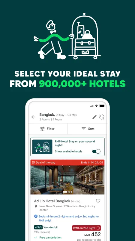 AirAsia MOVE: Flights & Hotels screenshot 4 of 8