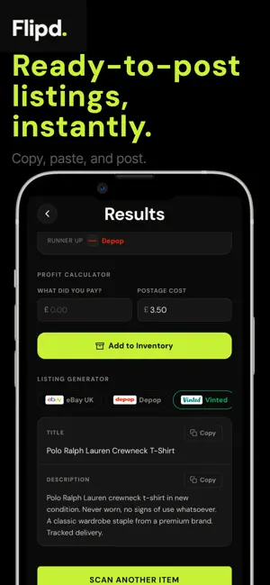 Flipd: Reselling Tool screenshot 4