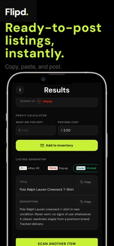 Flipd: Reselling Tool Screenshot 4 of 6