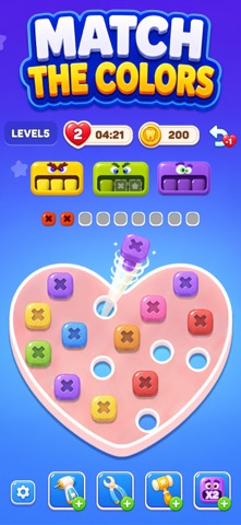 Monster Screw: Tooth Fix Sort iPhone screenshot