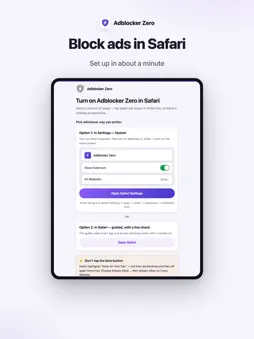 Adblocker Zero Extension screenshot 6