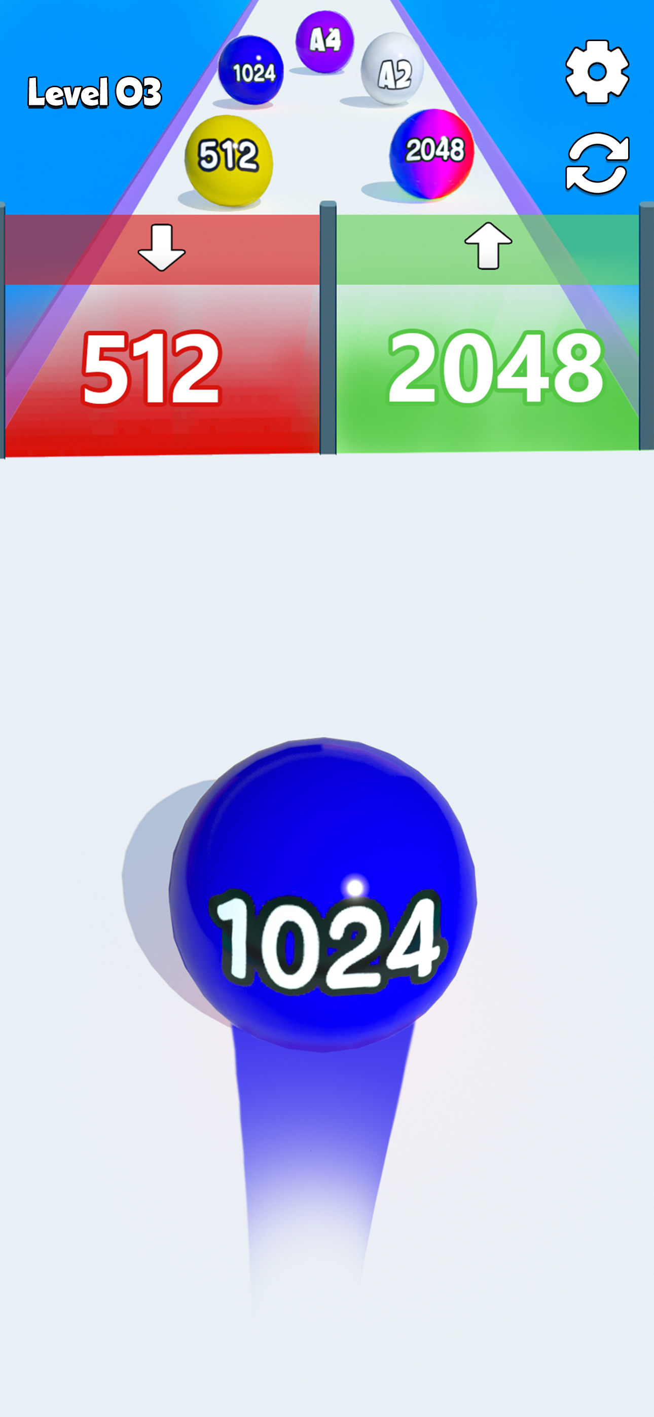Rolling Ball Numbers Merge