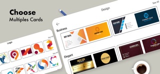 Business & Visiting Card Maker iPhone screenshot