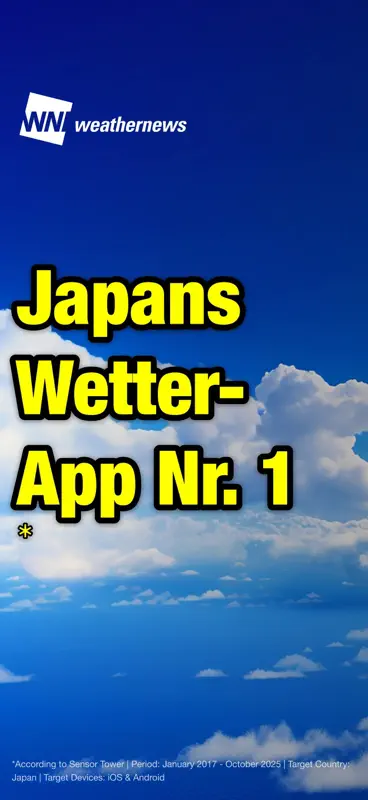 Weathernews - Wettervorhersage screenshot 1 of 6