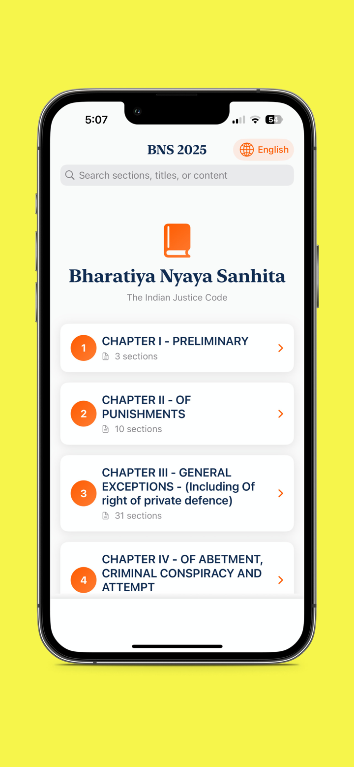 Bharatiya Nyaya Sanhita- BNS screenshot 1