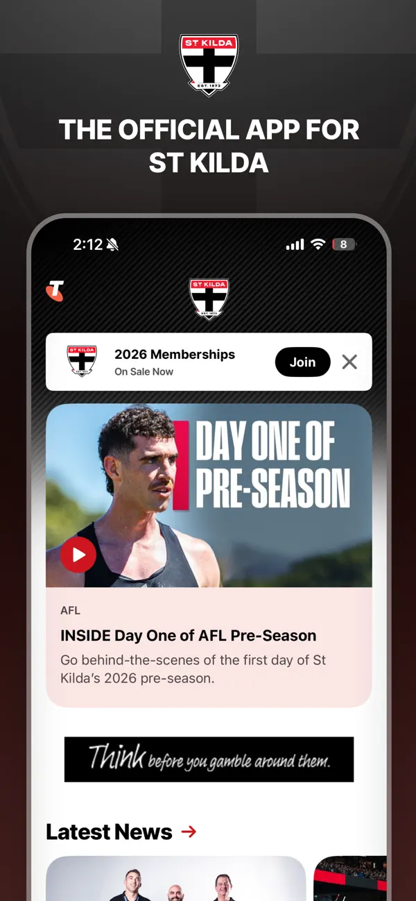 Screenshot #1 pour St Kilda Official App