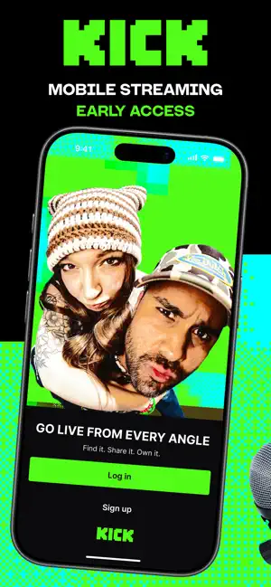 KICK - Go Live iPhone screenshot 1