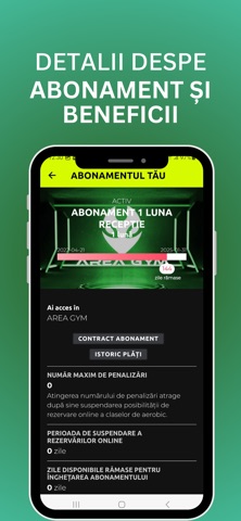 Area Gym iPhone screenshot