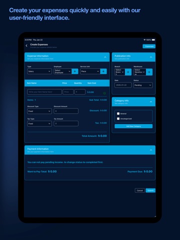 MRKS POS: ERP & Inventory iPad screenshot