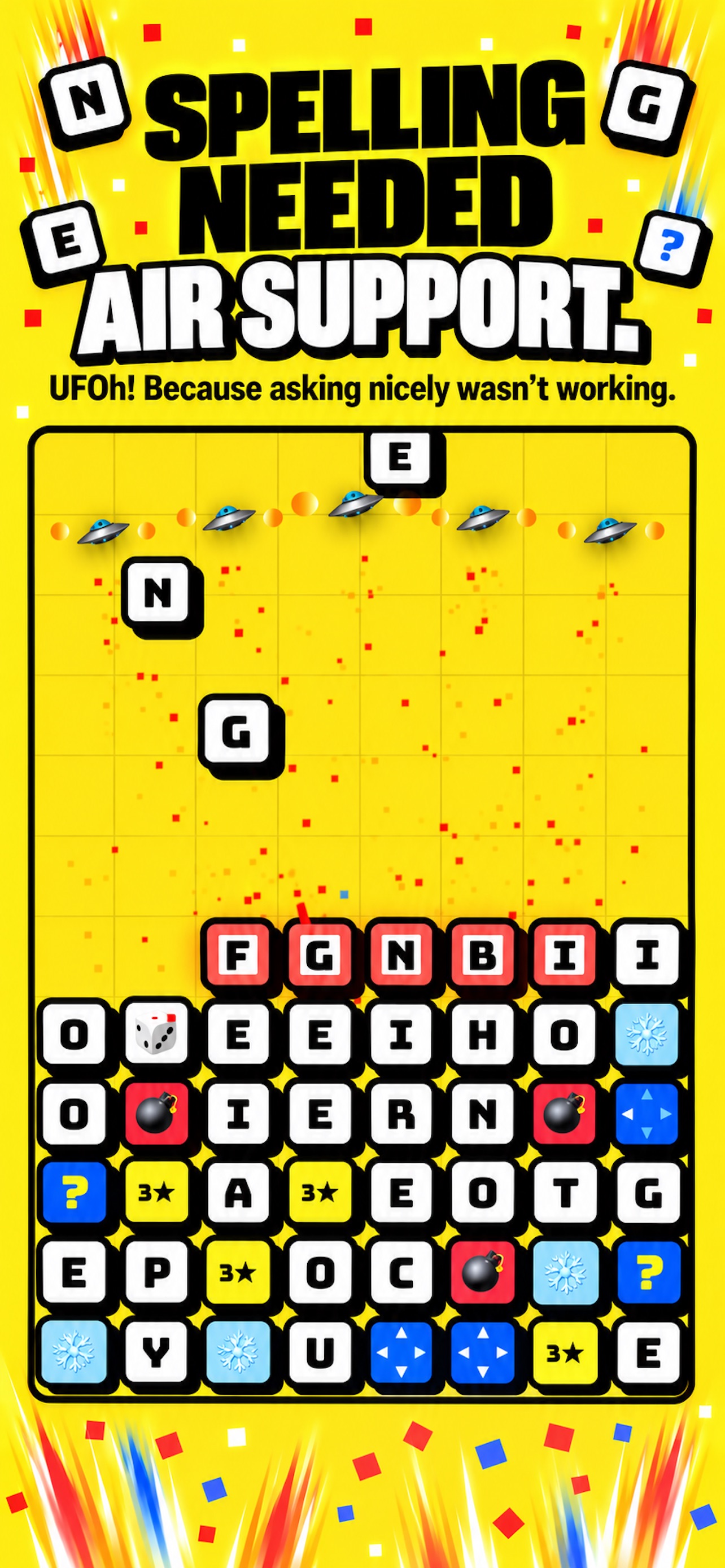 Screenshot 2 of WordsDown: Falling Word Puzzle