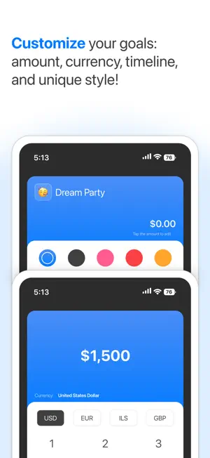 Save Up: Savings Goal Tracker screenshot 2