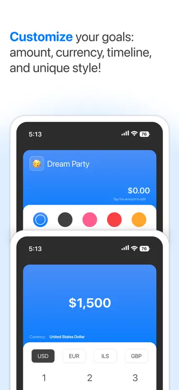 Save Up: Savings Goal Tracker screenshot 2 of 7
