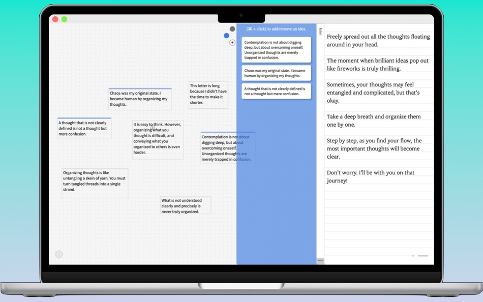 #1. Scathr - idea note app (macOS) Ved: hohyeong kang
