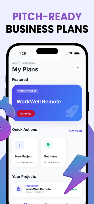 AI Business Plan Generator Pro Screenshot 2 of 5