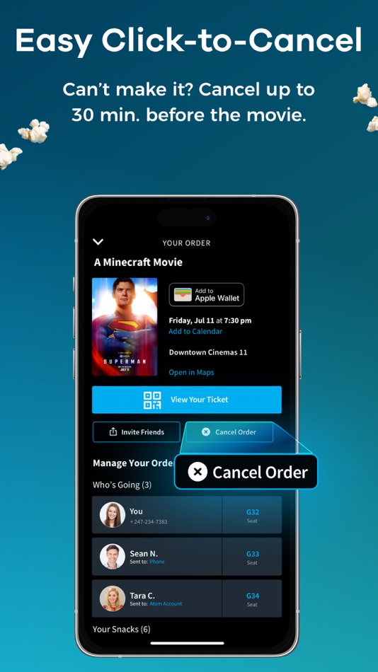 #5. Atom - Movie Tickets & Times (iOS) De: Atom Tickets, LLC