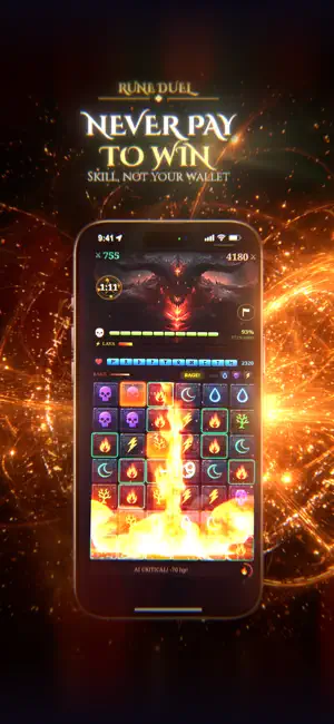 Rune Duel: Dark Match 3 RPG screenshot 4