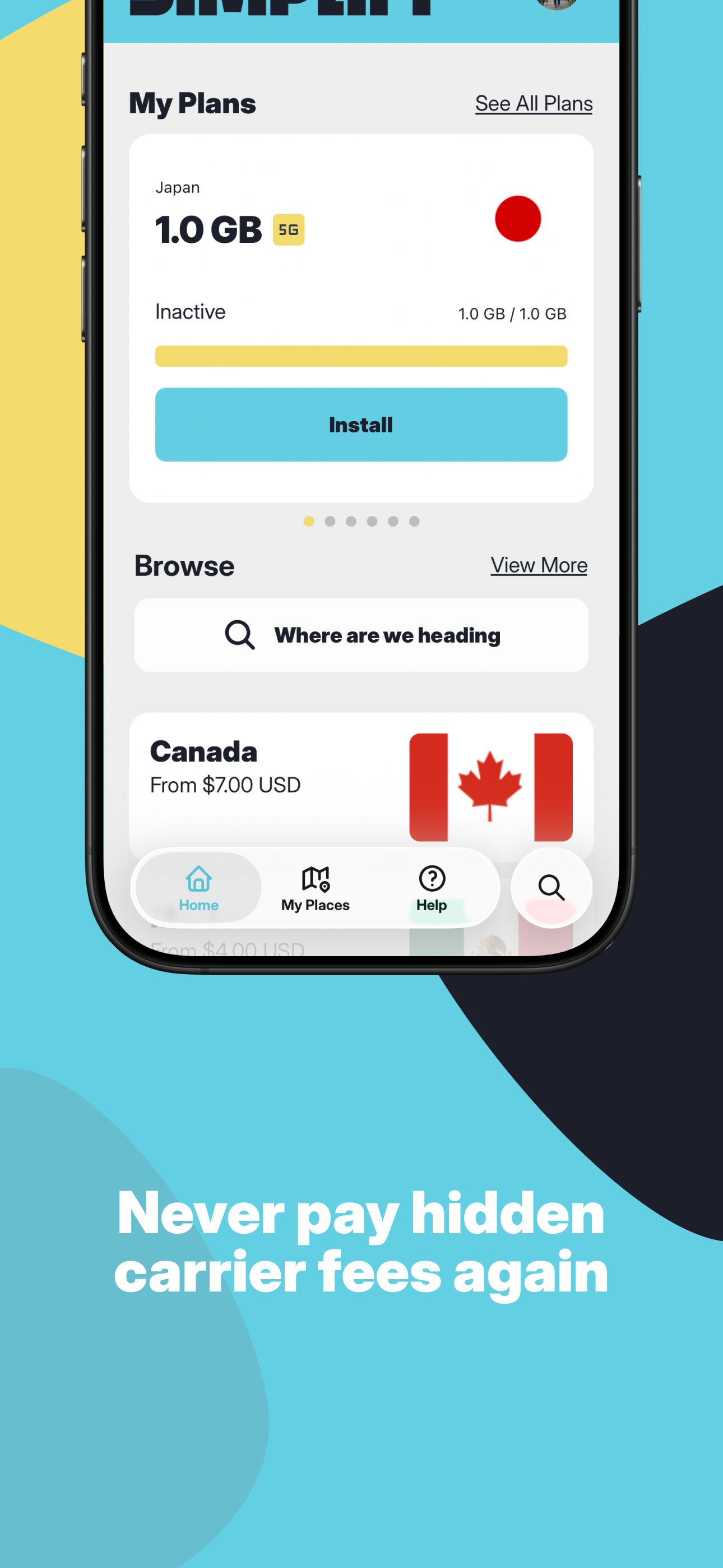 SIMPLIFY - Travel eSIMs screenshot 5