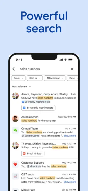 Google Chat iPhone screenshot 4