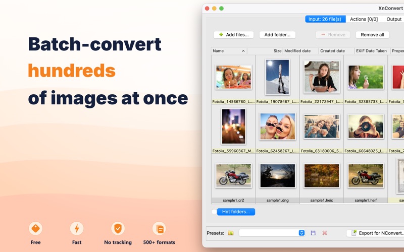 XnConvert: Image Converter screenshot