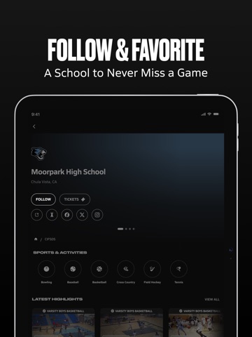 NFHS Network iPad screenshot 3