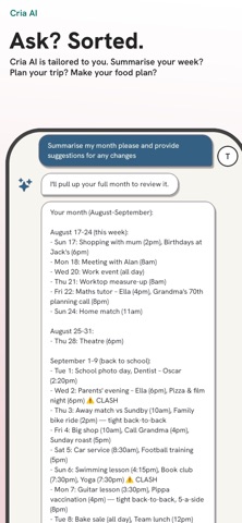 Cria Planner: Shared Planner iPhone screenshot