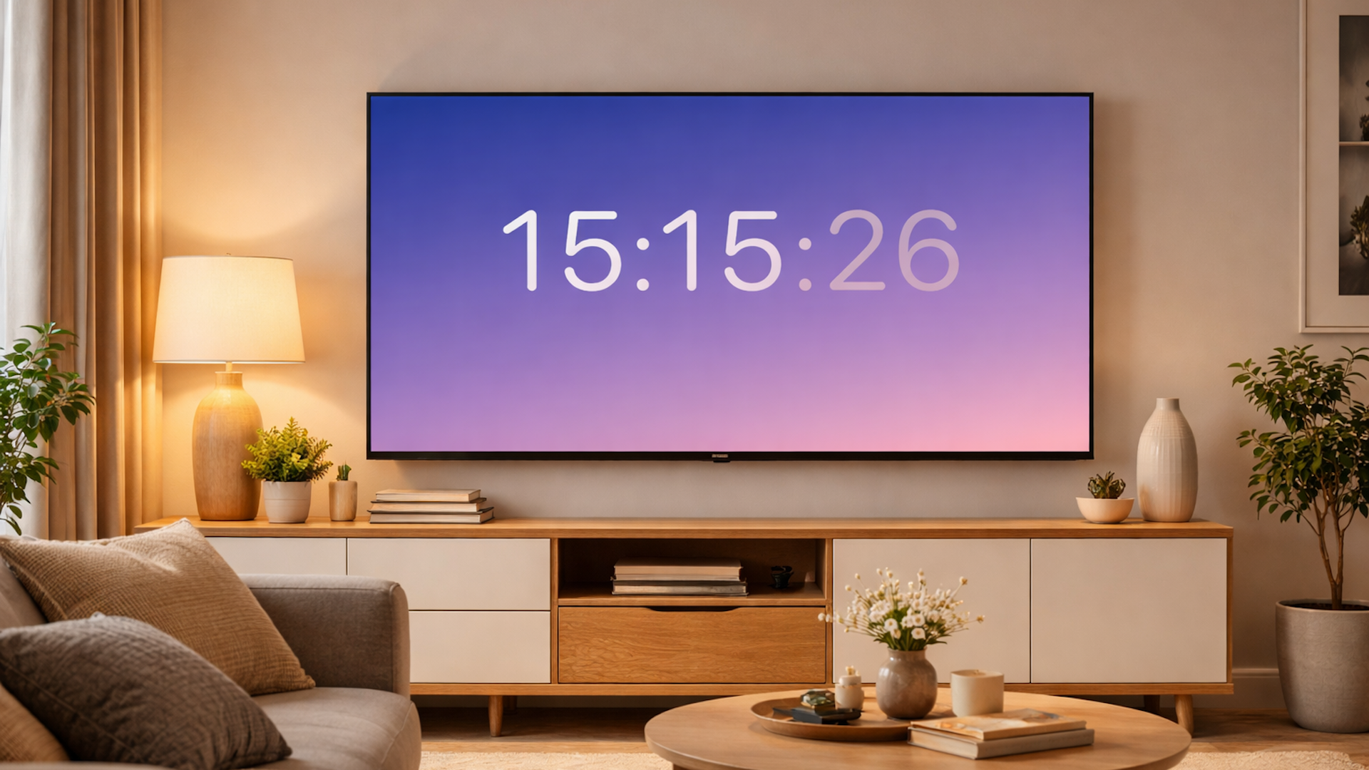 Time — Minimal Clock for TV screenshot 2