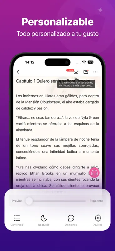 ManoBook: Novelas & Libros screenshot 6 of 7