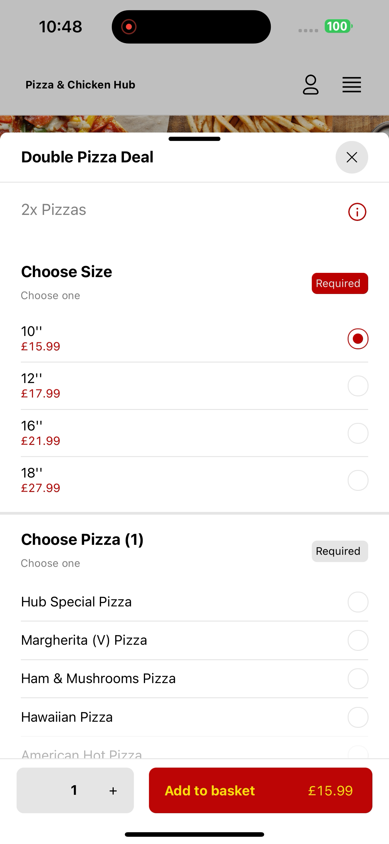 Pizza & Chicken Hub screenshot 7
