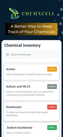 ChemXCell screenshot