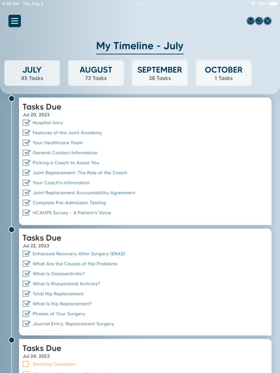 VOX Portal iPad screenshot 3 - Medical app